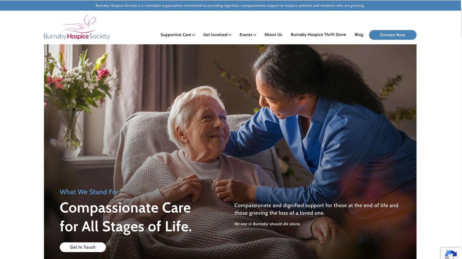 Supporting the digital operations of Burnaby Hospice Society